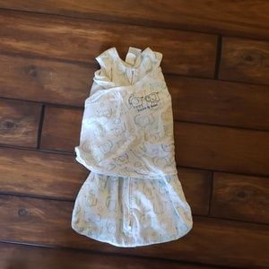 Newborn sleep sack swaddle